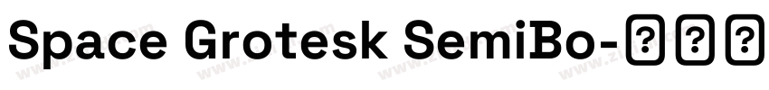 Space Grotesk SemiBo字体转换